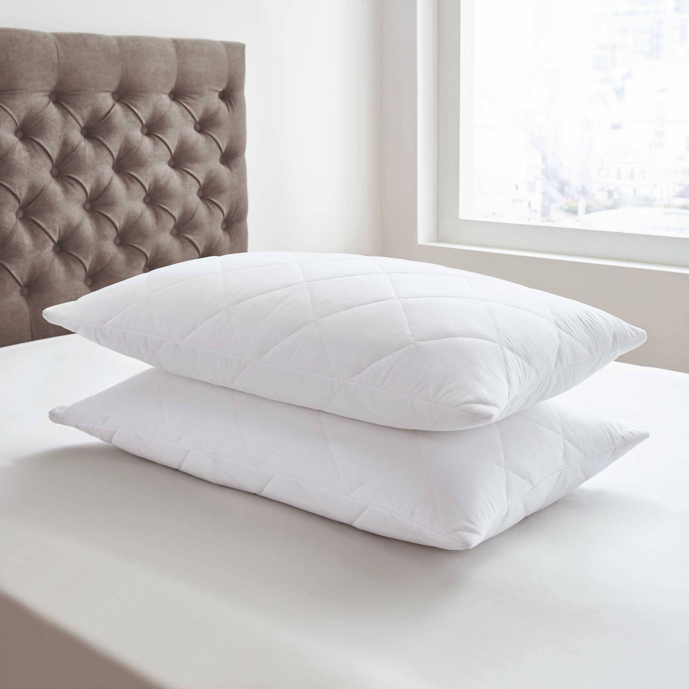 Quilted Cotton Pillowcase Protectors