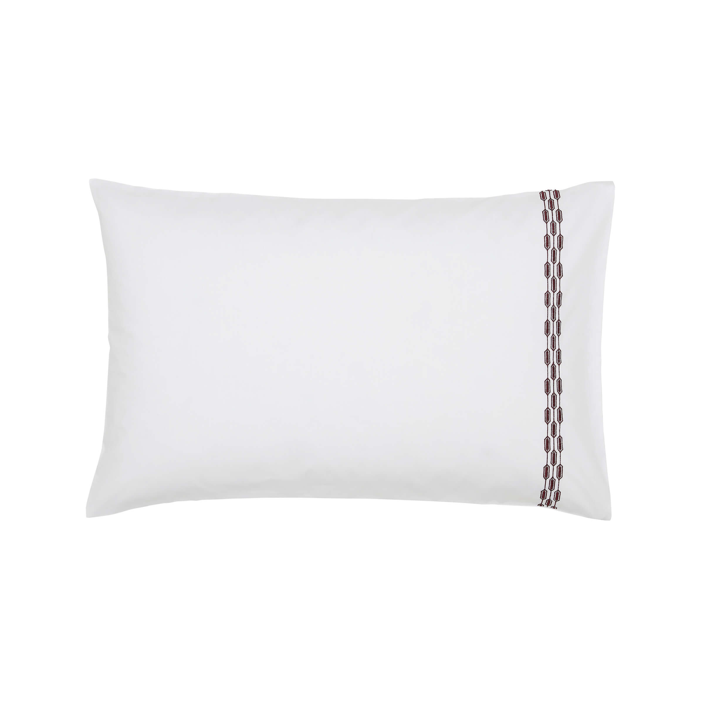 Product photograph of Bedeck 1951 Nura Standard Pillowcase Mulberry from Bedeck Home