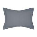 50/50 Plain Dye Percale Oxford Pillowcase Charcoal