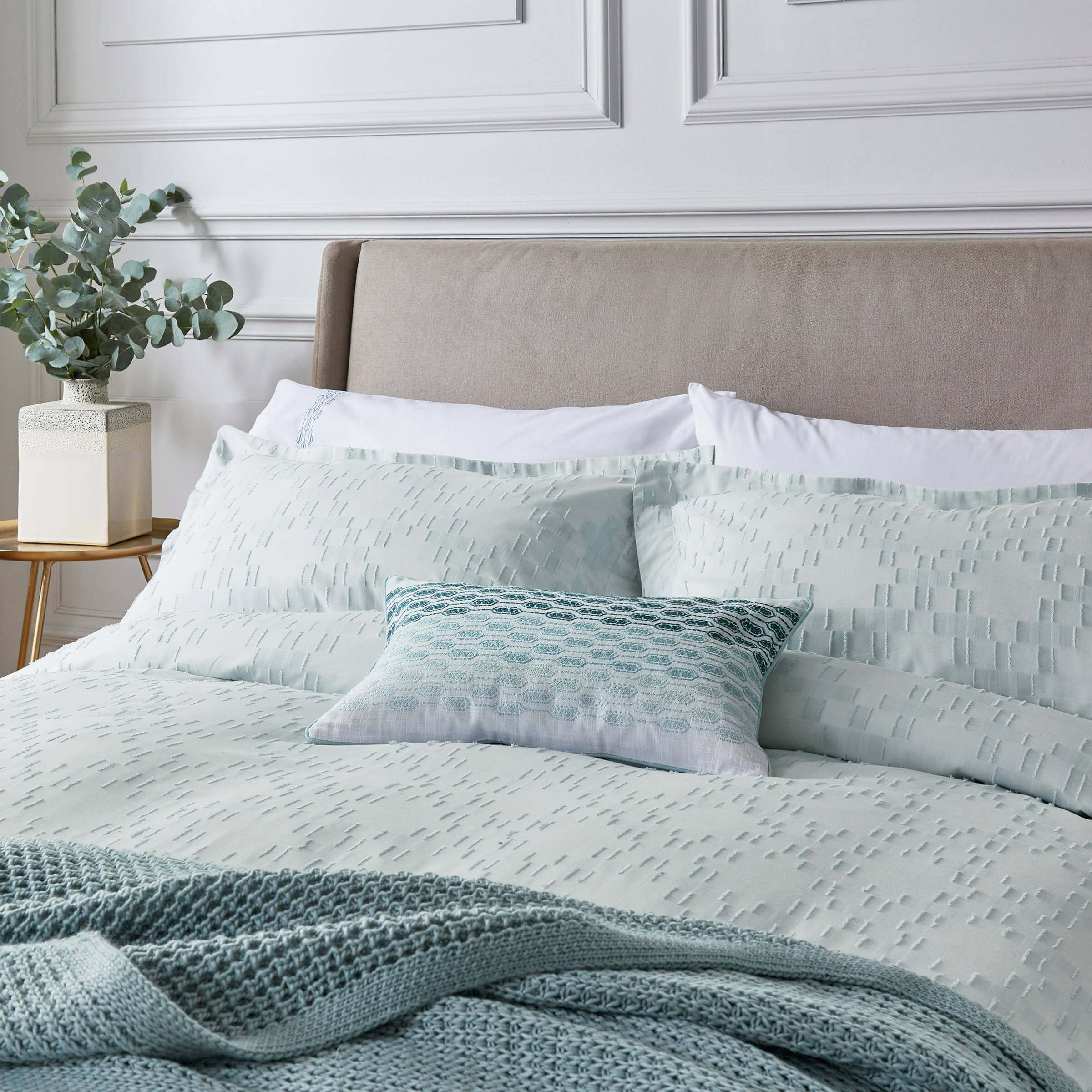 Duck egg blue shop sheets and pillowcases