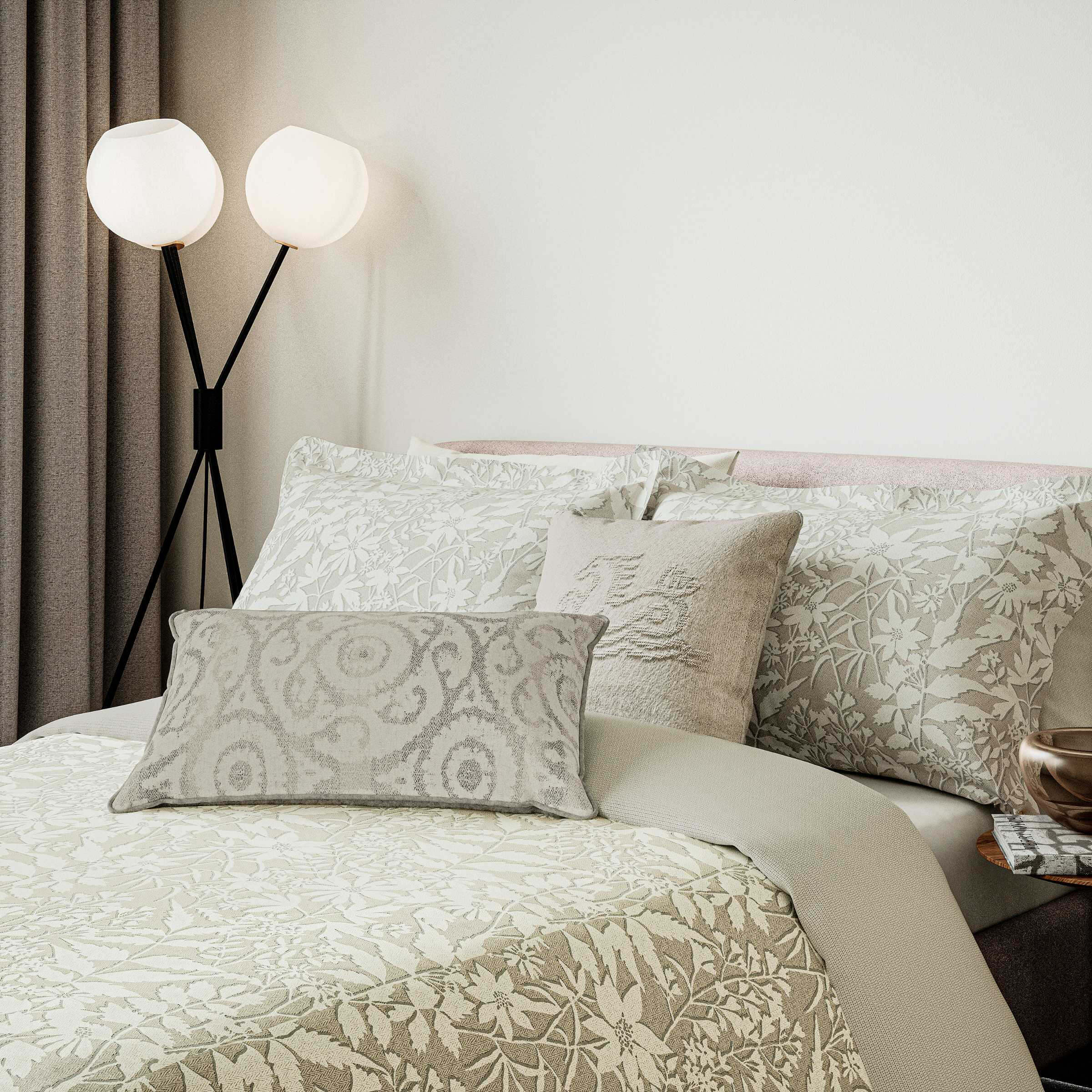 Bedeck of Belfast Atiya Duvet Cover Set Linen Bedeck Home