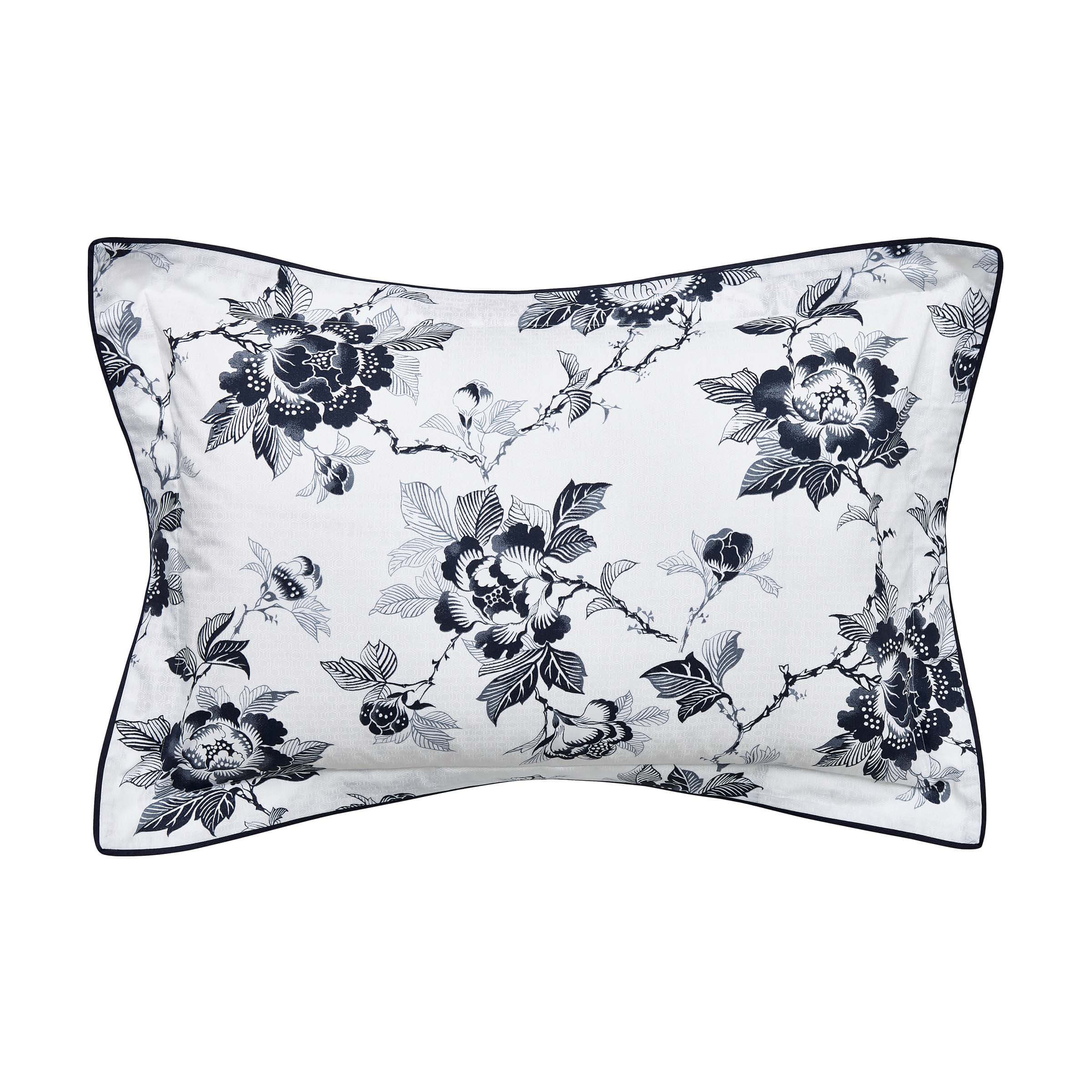 Product photograph of Bedeck Of Belfast Oka Oxford Pillowcase Midnight from Bedeck Home