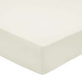 200 Thread Count Pima Cotton Plain Dye Fitted Sheets Chalk