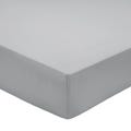 200 Thread Count Pima Cotton Plain Dye Fitted Sheet Grey
