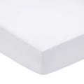 200 Thread Count Pima Cotton Plain Dye Fitted Sheet White