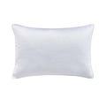 Kham Plain White Textured Cushion 