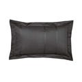 Mansa Satin Stripe Pillowcase in Charcoal Grey