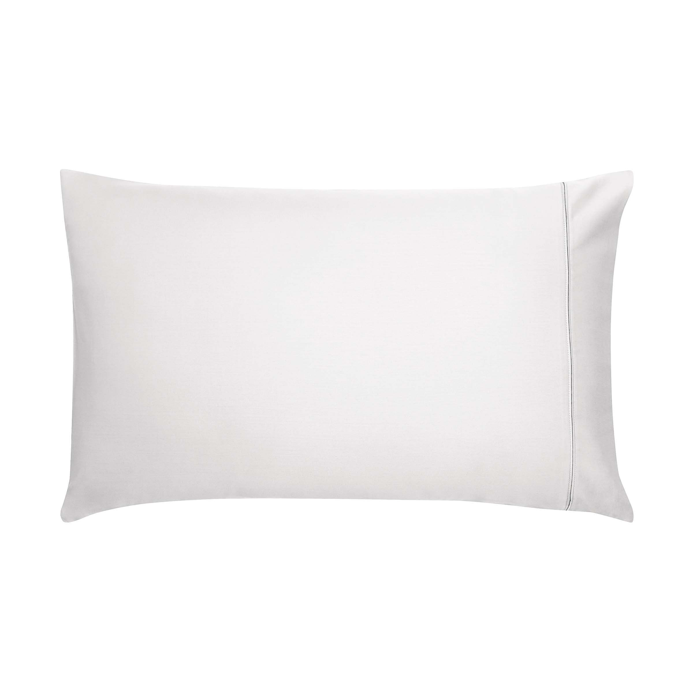 Product photograph of Bedeck Of Belfast Fine Linens 1000 Thread Count Egyptian Cotton Large Standard Pillowcase Silver from Bedeck Home