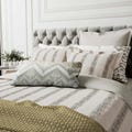 Hemma Linen Pattern Striped Bedding