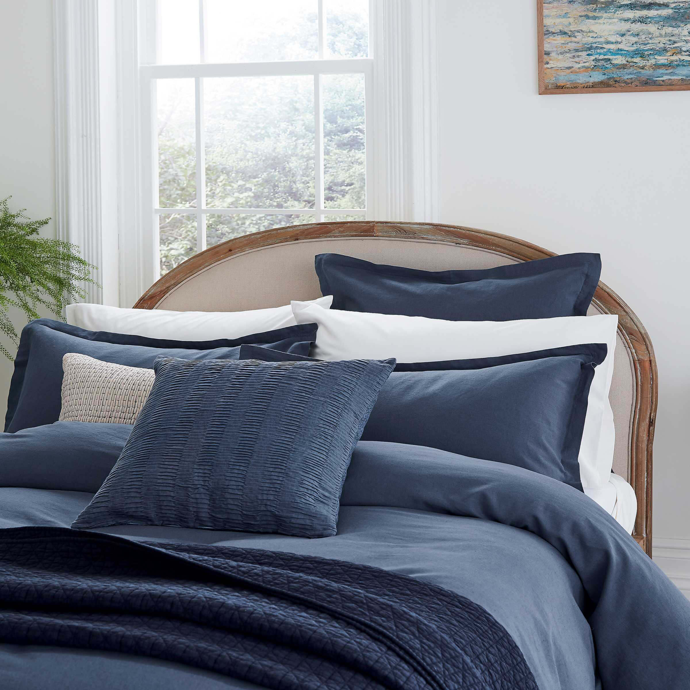 Bedeck of Belfast Rare Earth Ren Bedding Indigo Bedeck Home