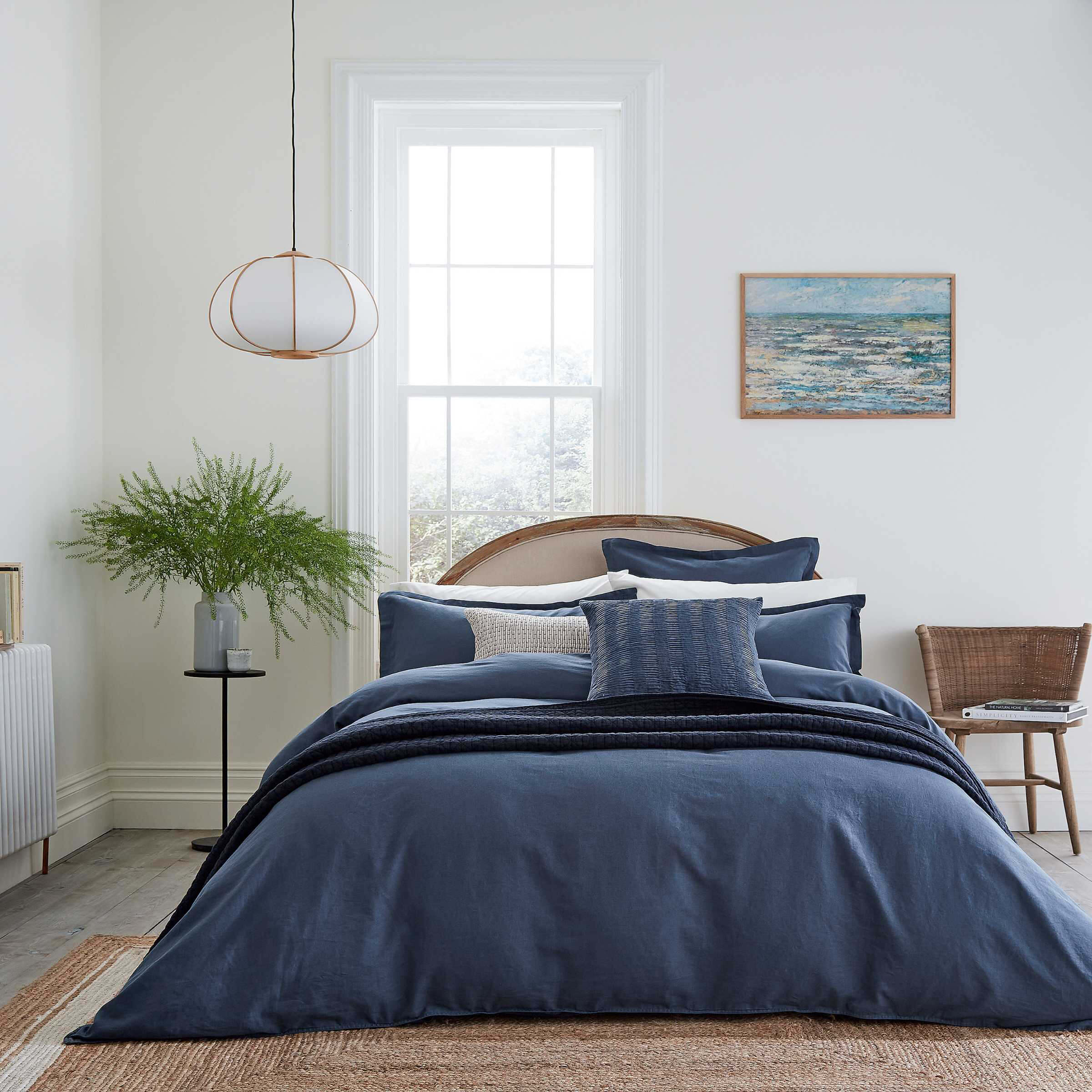 Navy blue new arrivals king comforter