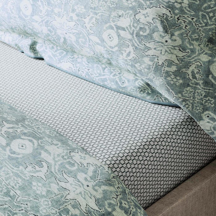 Saja Duck Egg Patterned Fitted Sheet 