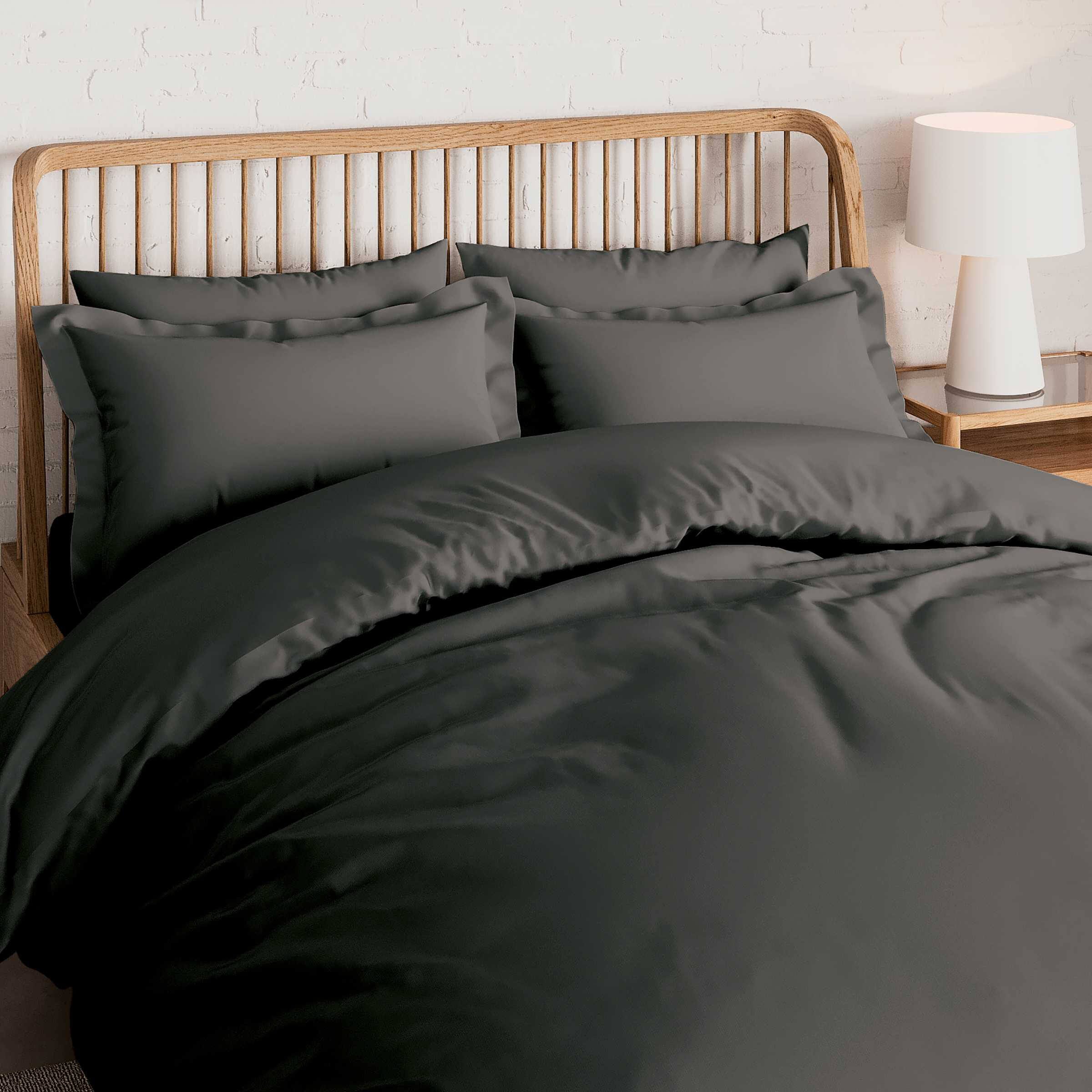 Dark grey store duvet cover