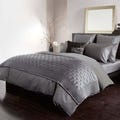 Essential Silk Quilted Throw Charcoal