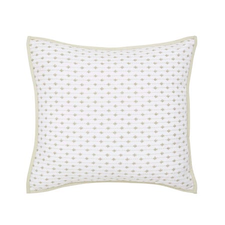 Imogen Quilted Cushion 40cm x 40cm, Mourne Green