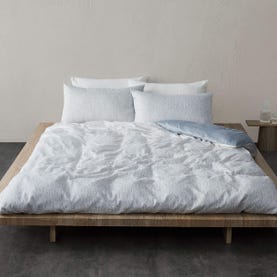 Faded Mesh Bedding Mineral Grey