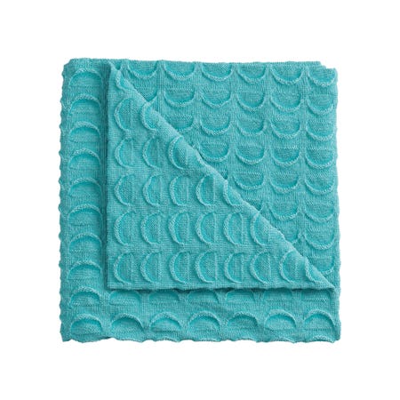 Mimi Knitted Throw, Turquoise