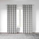 Harriet Lined Curtains, Blush/Grey