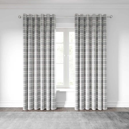 Harriet Curtains Blush/Grey
