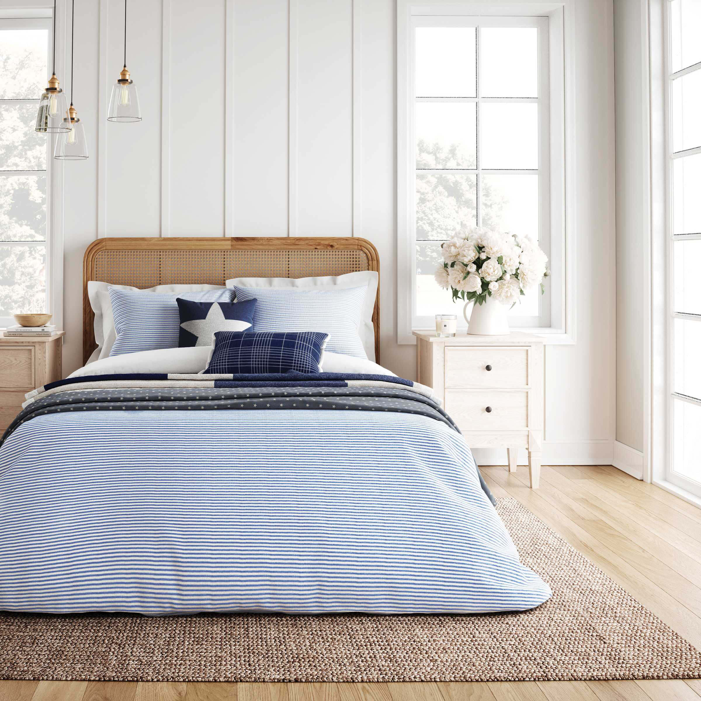 Ticking stripe outlet bedding