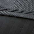 Moderne Stripe Bedding Graphite