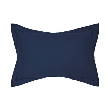 50/50 Plain Dye Percale Oxford Pillowcase, Navy