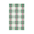 Joules Green and Pink Checked Bath Mat
