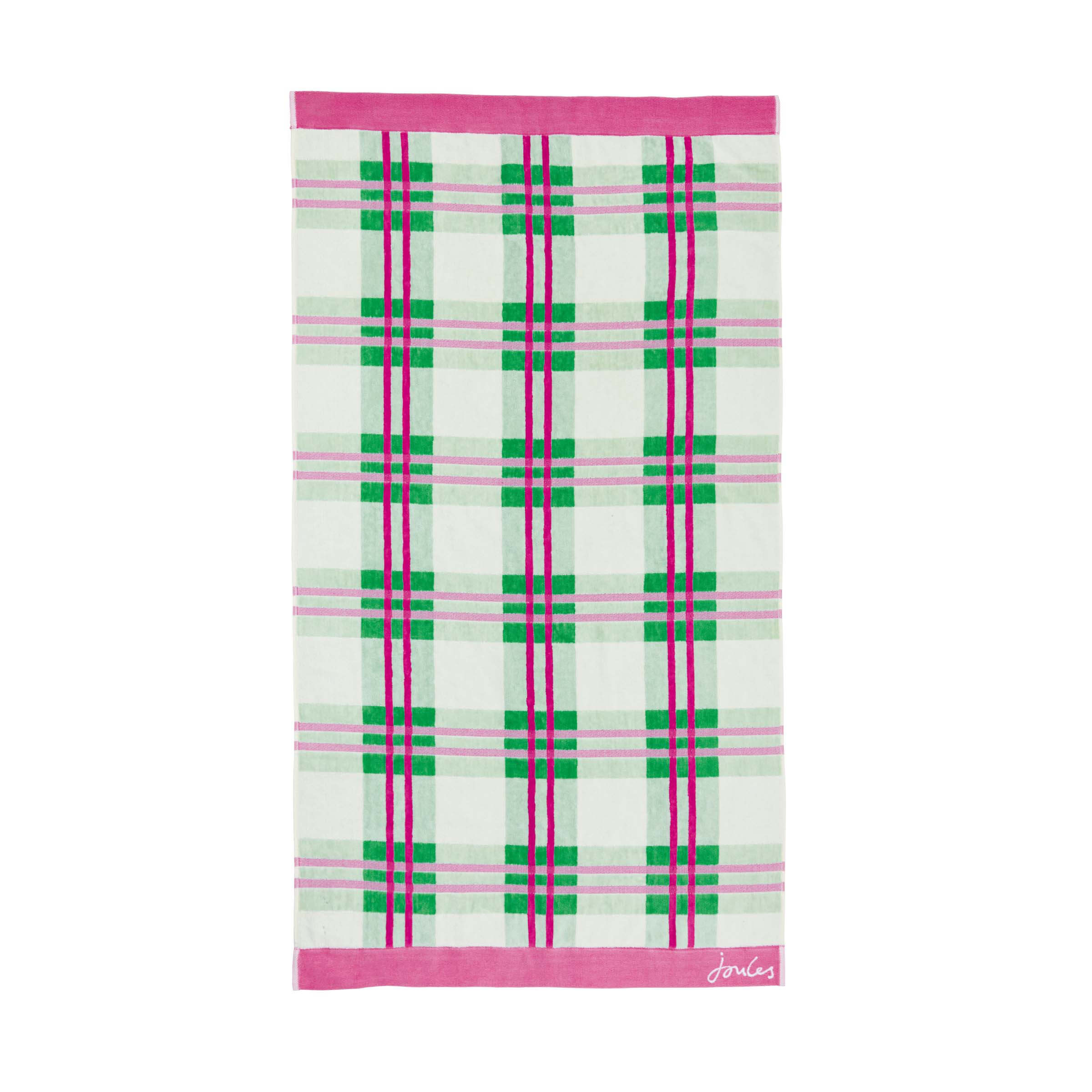 Joules Annie Check Towels Multi Bedeck Home