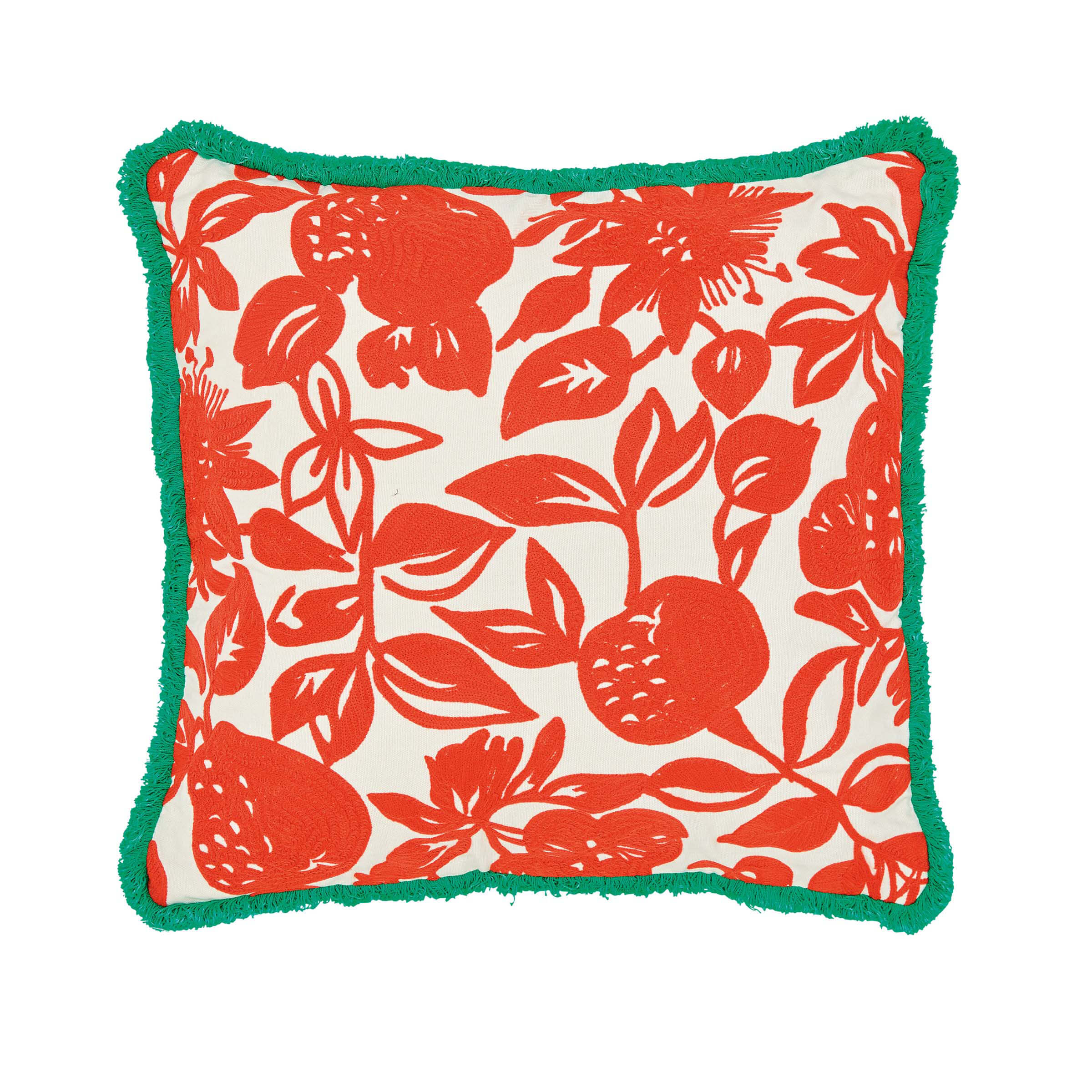 Product photograph of Joules Botanical Bee Cushion 45cm X 45cm Multi from Bedeck Home