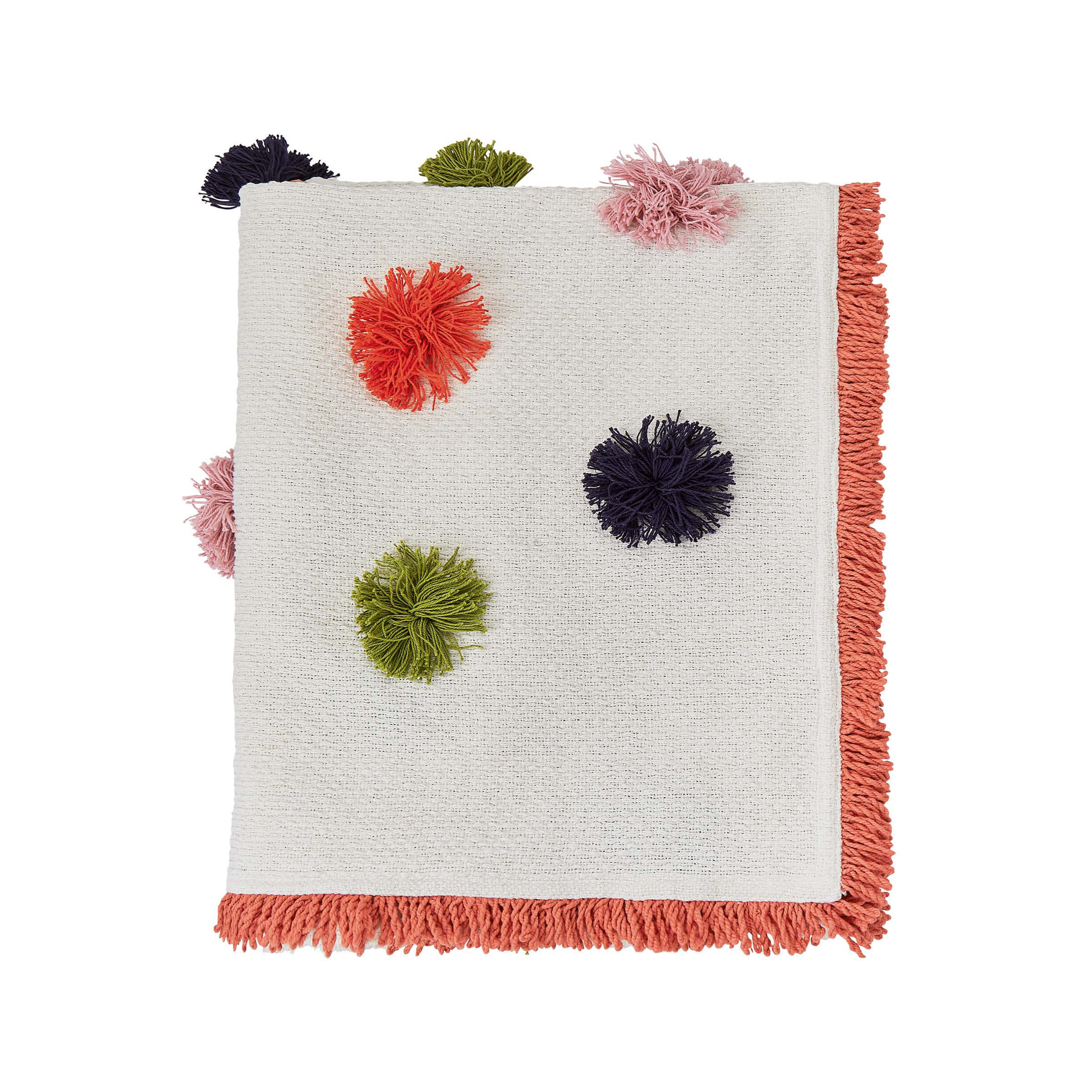 Product photograph of Joules Early Riser Woven Throw Multi from Bedeck Home