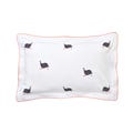 Guinea Fowl Oxford Pillowcase Chalk