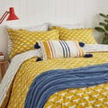 Joules Heron Print Duvet Cover Sets in Gold