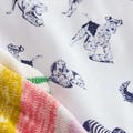 Joules Playful Dogs Pattern Navy Cover Set Detail