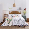 Joules Playful Dogs Pattern Navy Cover Set