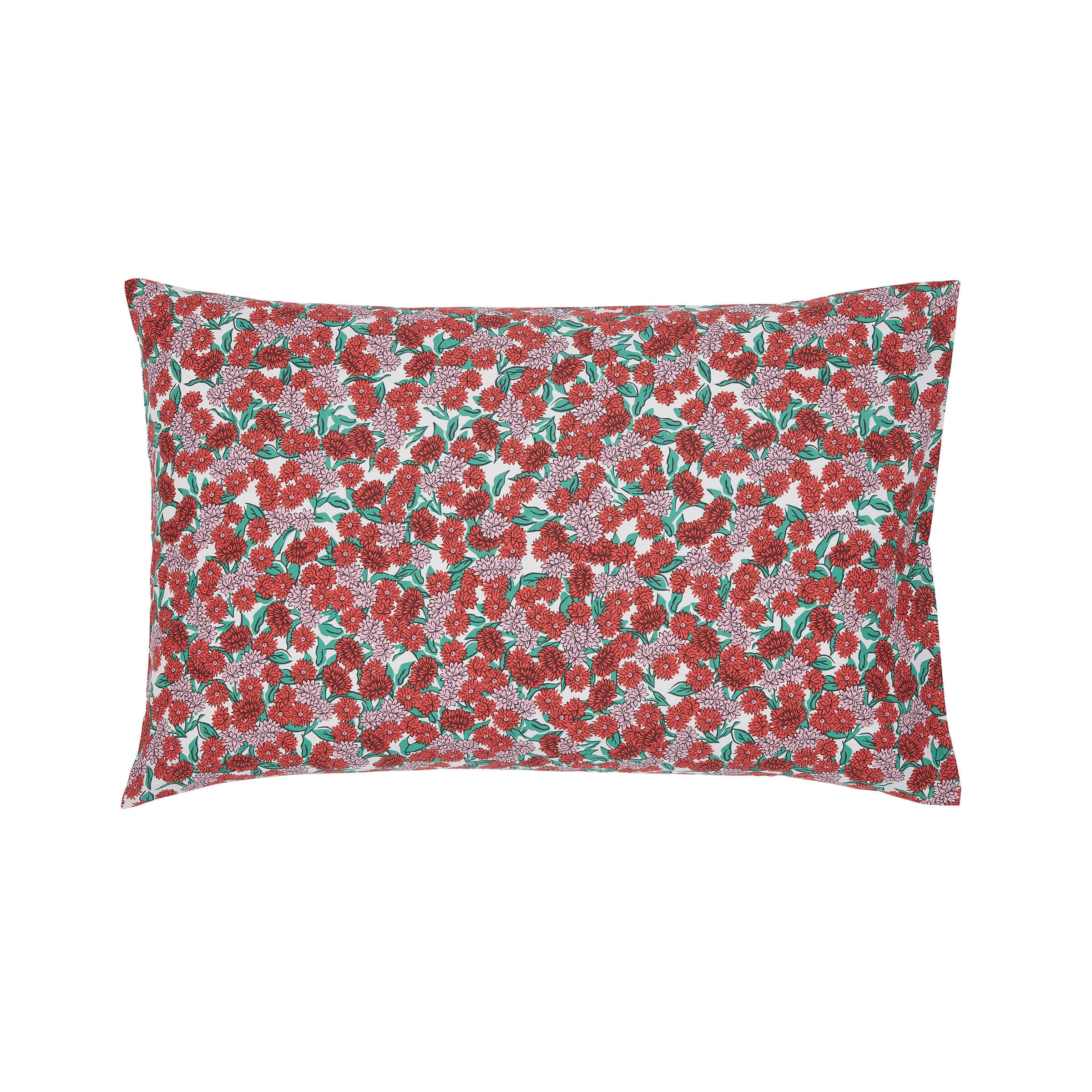 Product photograph of Joules Rainbow Floral Pair Of Standard Pillowcases Multi from Bedeck Home