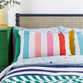 Rainbow Striped Oxford Pillowcase