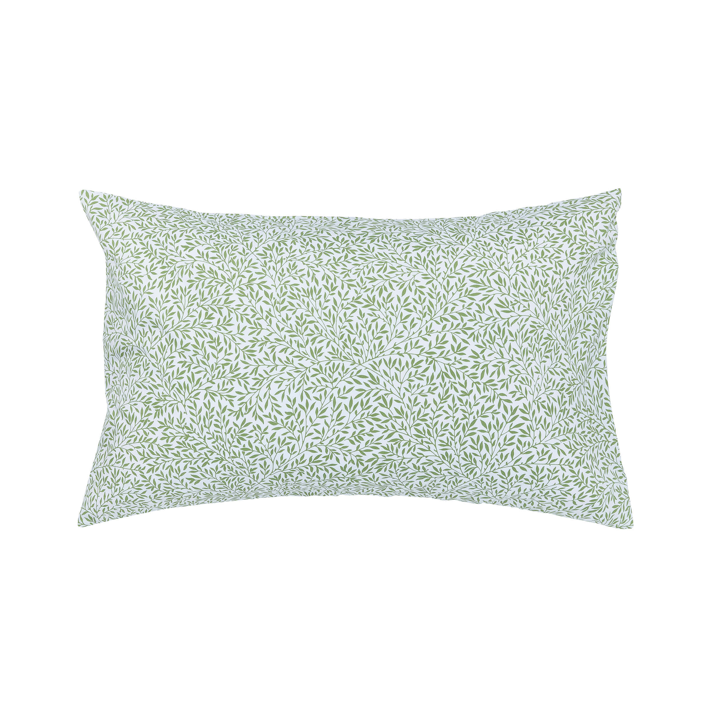 Product photograph of William Morris Lemon Tree Pair Of Standard Pillowcases Leaf Green from Bedeck Home