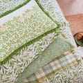 Willow Bough Pillow Stack Leaf Green