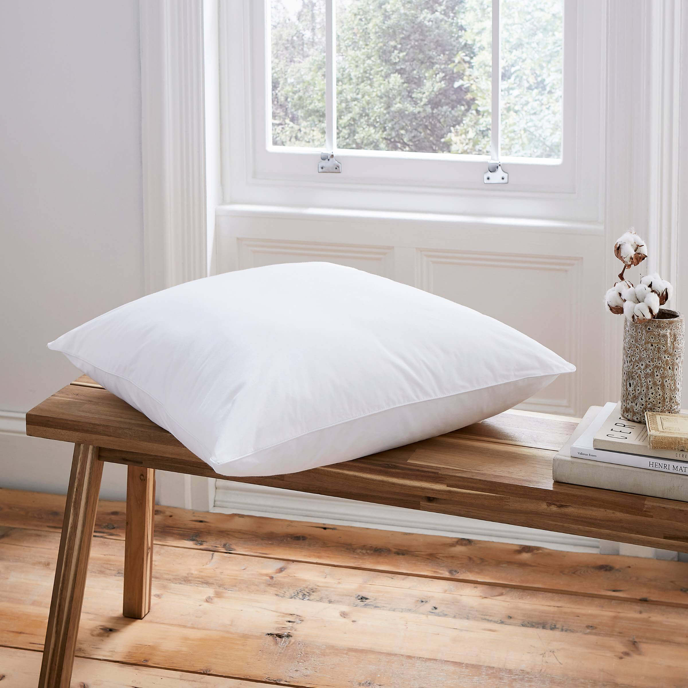Square pillows cheap for bed