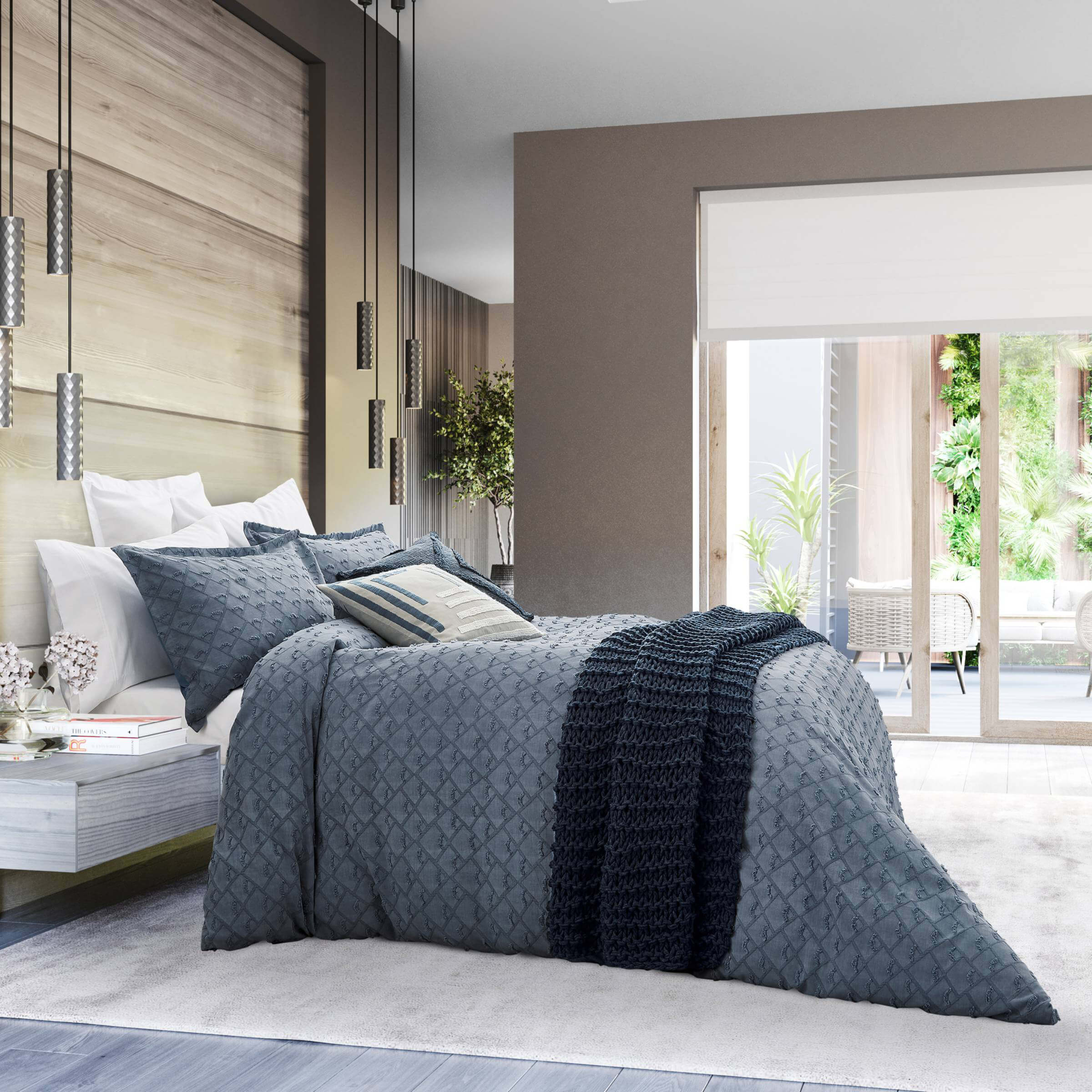 Nalu Nicole Scherzinger Kona Bedding Blue Bedeck Home