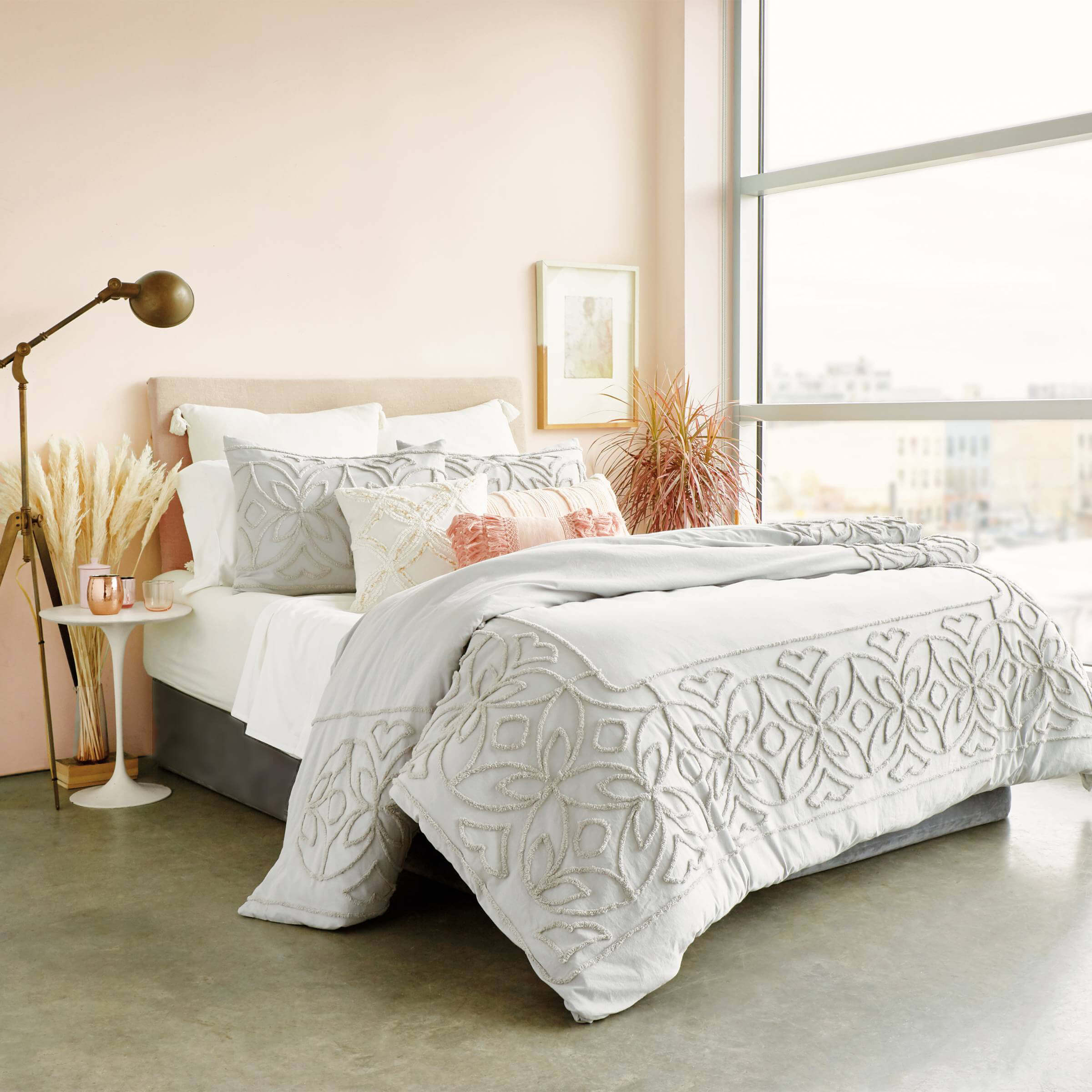 Clipped chenille comforter on sale set
