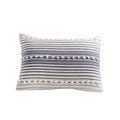 Yarn Dyed Tufted Stripe Pillowcase Indigo