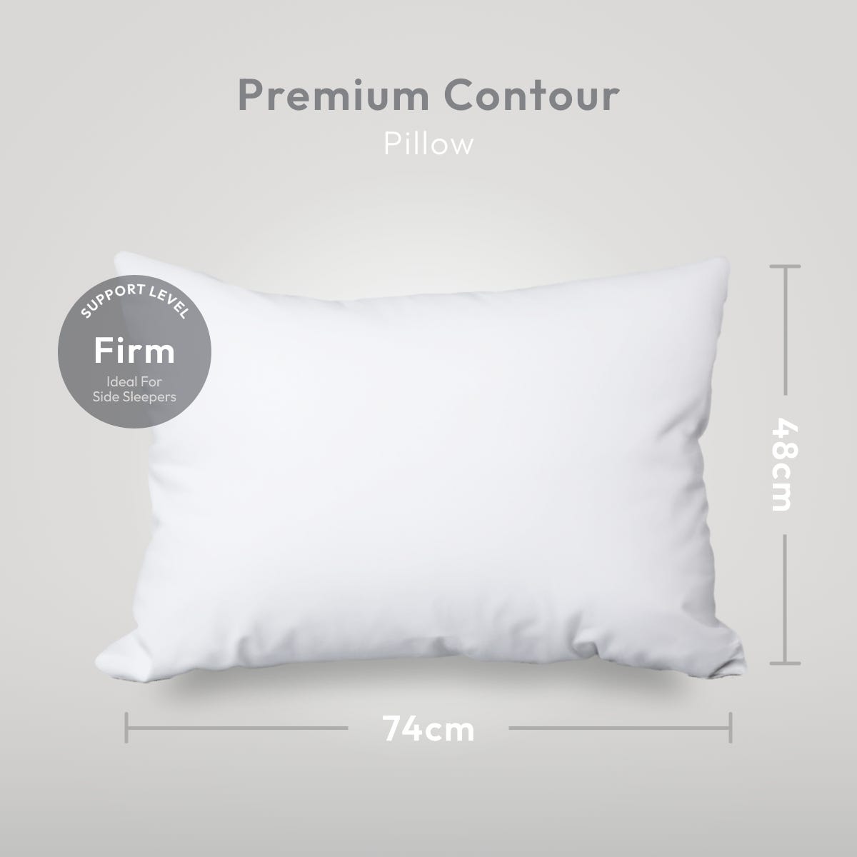 Standard pillow dimension on sale