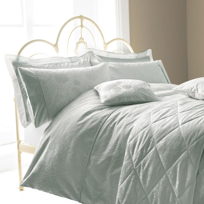 Ashbee Single Bed Cover Pale Blue