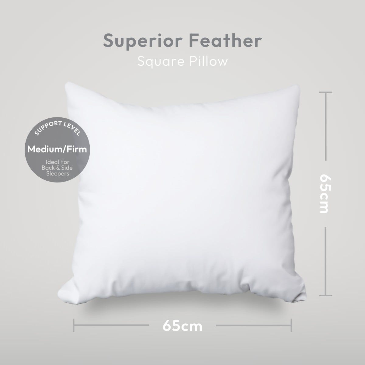 Square feathers pillows online
