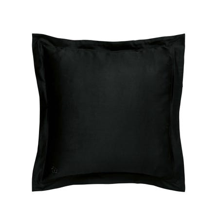 250 Thread Count Plain Dye Square Oxford Pillowcase Black