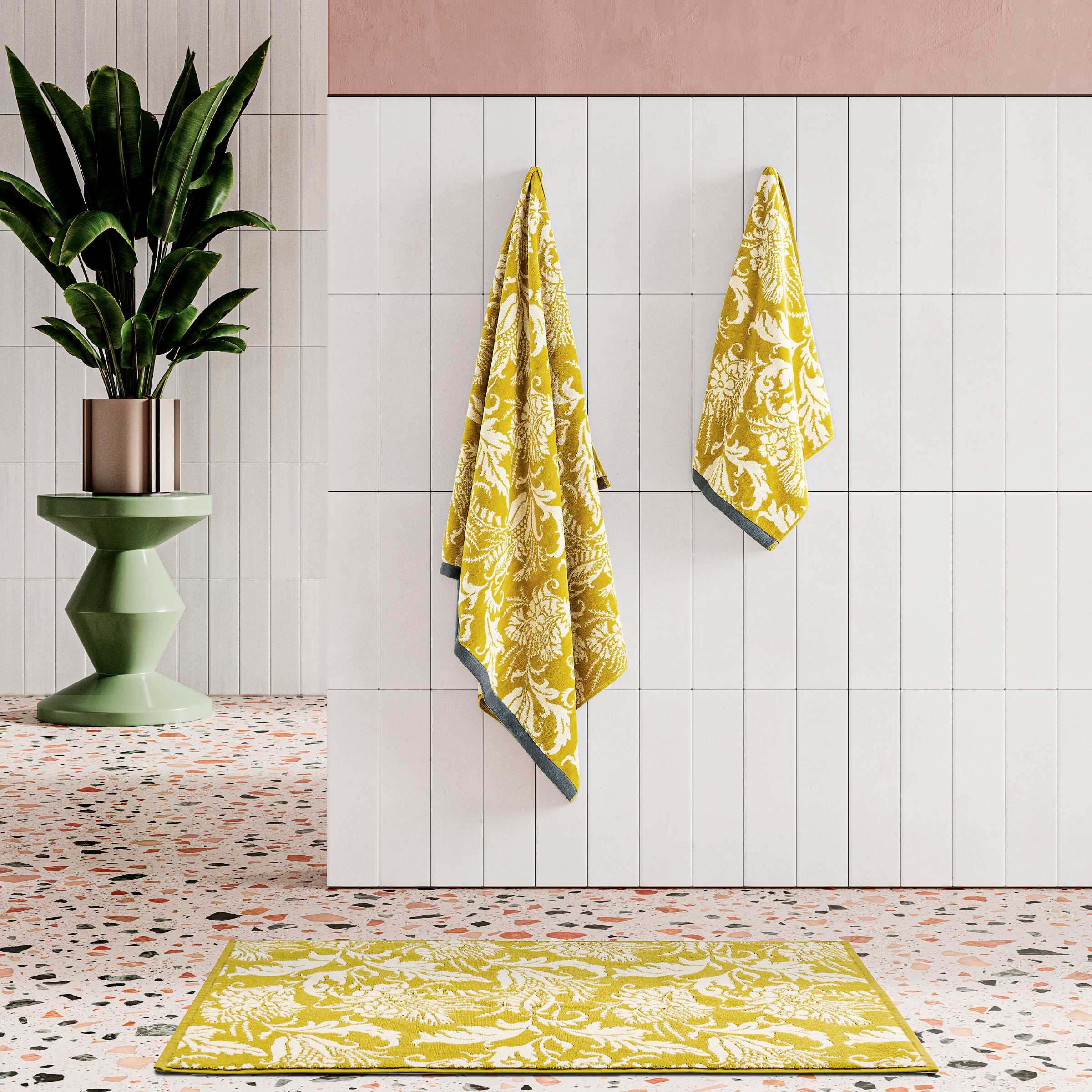 Ted Baker Baroque Towels Gold Bedeck Home