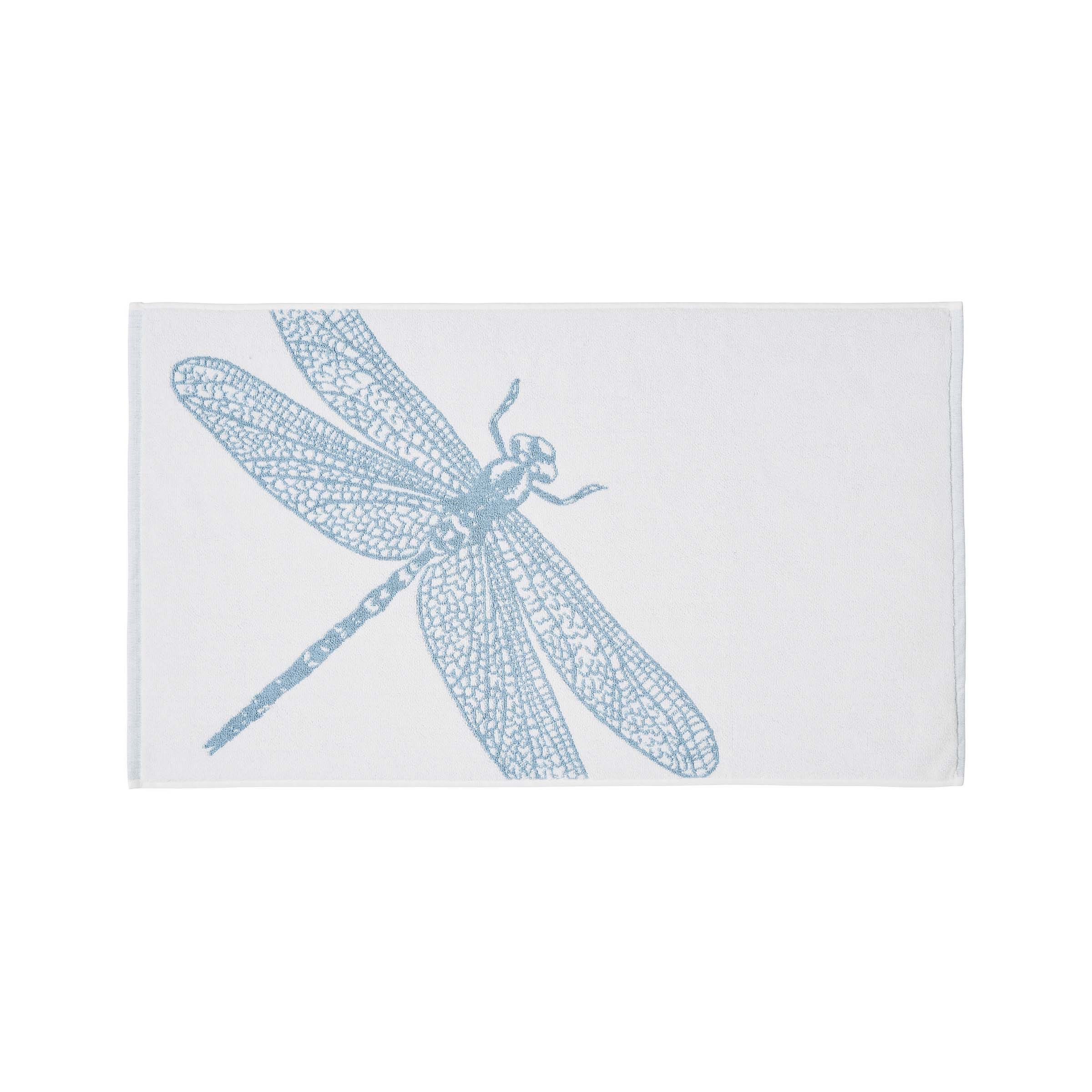 Product photograph of Ted Baker Dragonfly Bath Mat Denim from Bedeck Home.