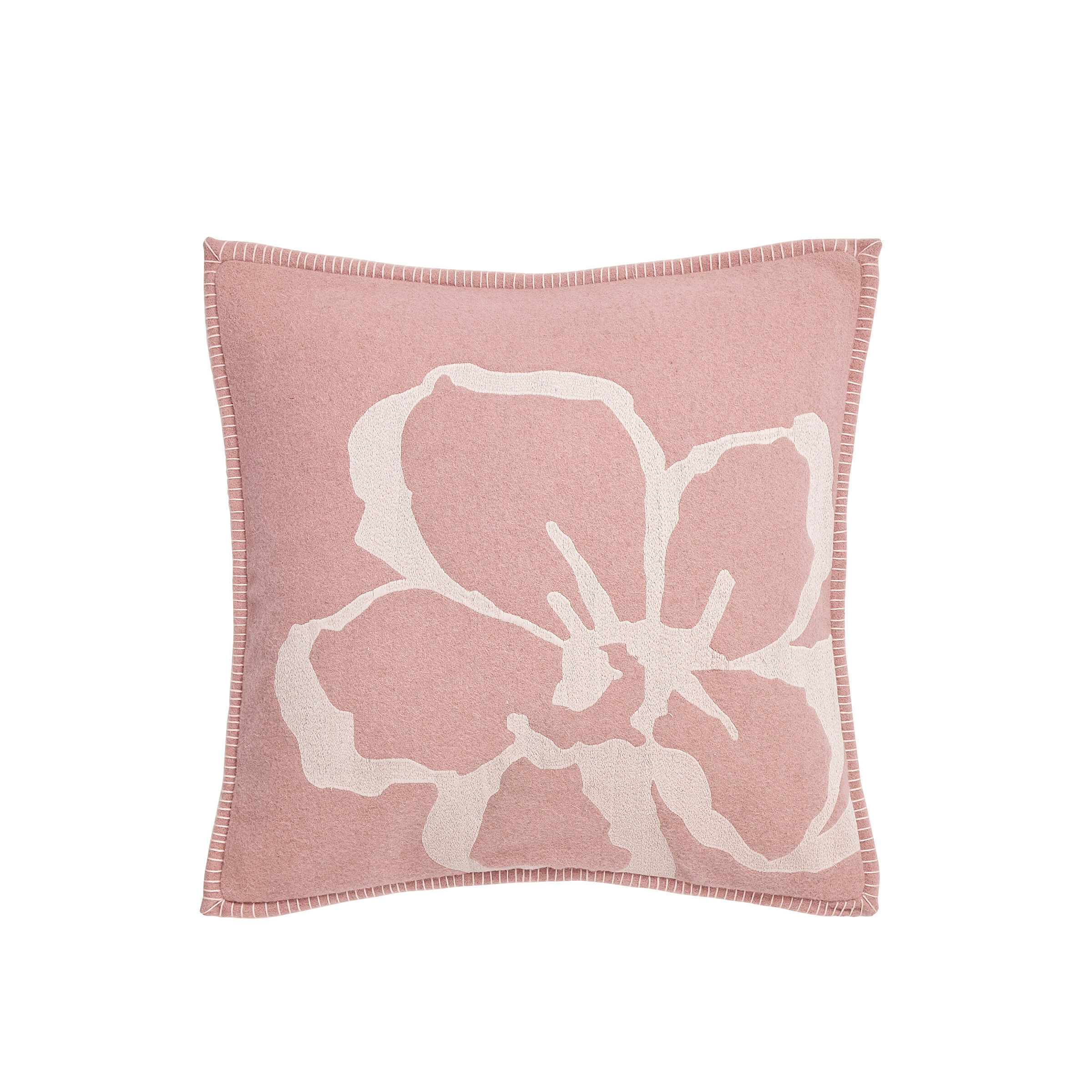 Product photograph of Ted Baker Magnolia Cushion 50cm X 50cm Soft Pink from Bedeck Home