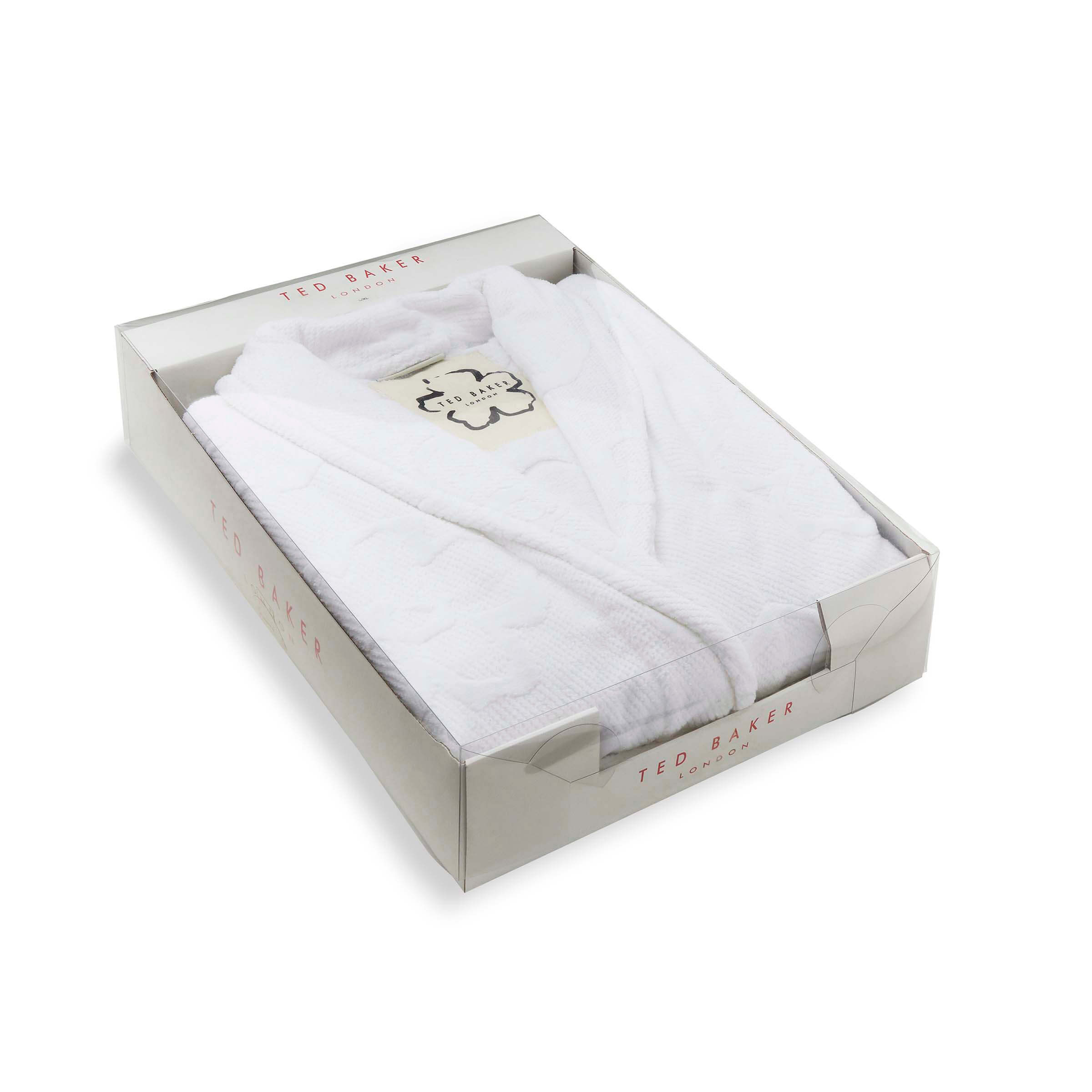 Product photograph of Ted Baker Magnolia Robe - Large Extra Large White from Bedeck Home.